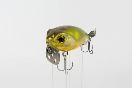 Bassday Bubble Crank - Waka Ayu - Fishing lure, front view. 