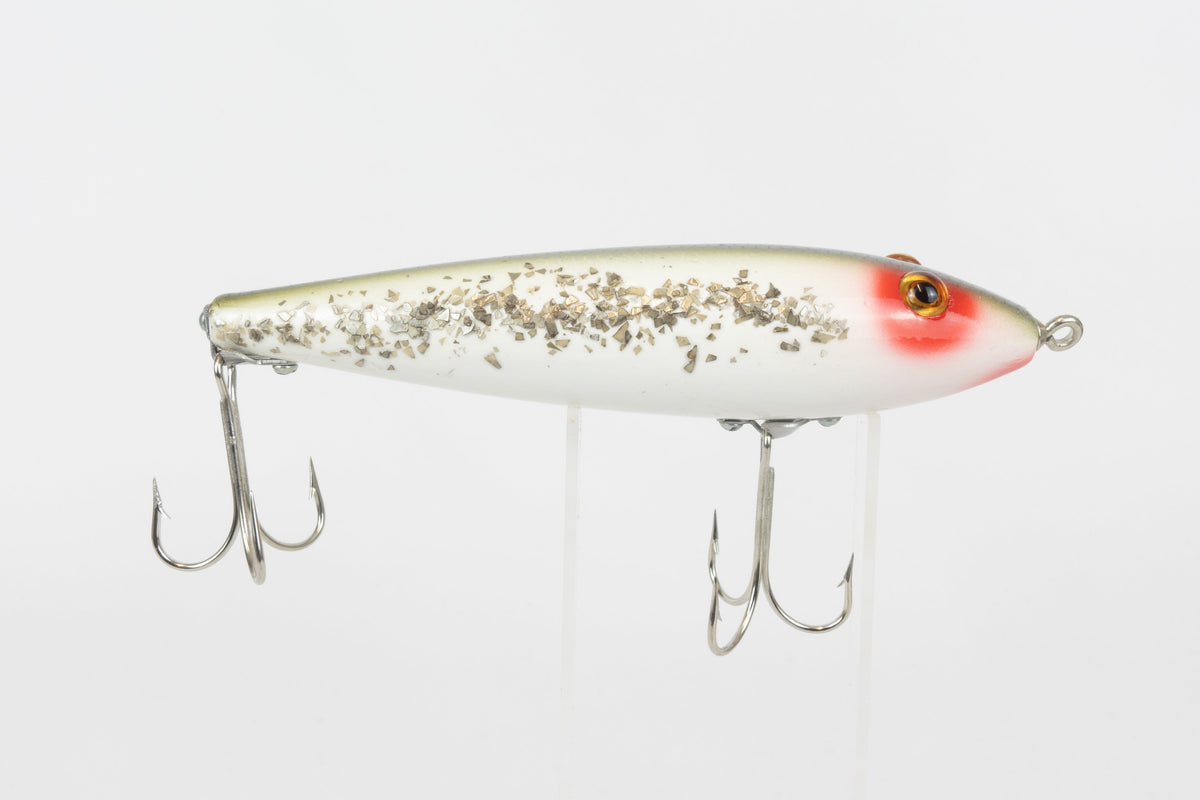 Heddon Dowagiac Zaragossa - 1894-1994 Centennial Edition - RHF colour, new with original packaging, side view of fishing lure