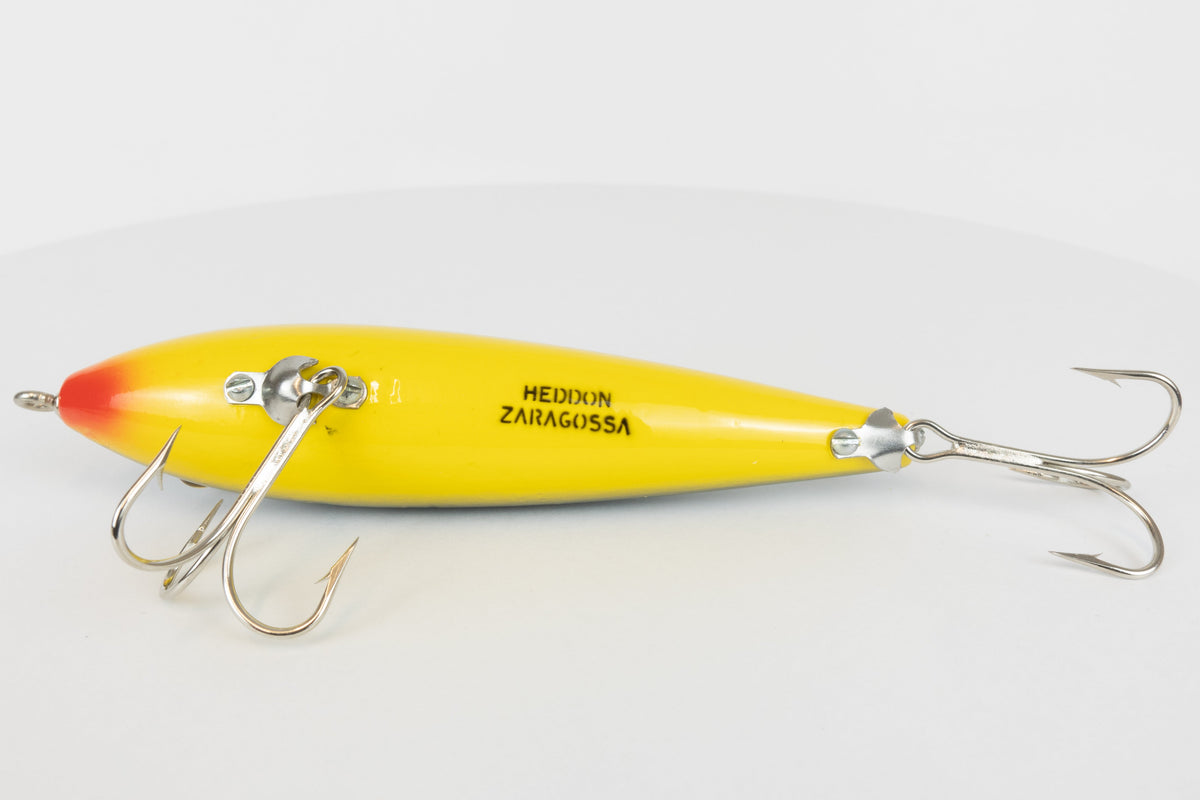 Heddon Dowagiac Zaragossa - 1894-1994 Centennial Edition - Bull Frog, new with original packaging, belly view of fishing lure