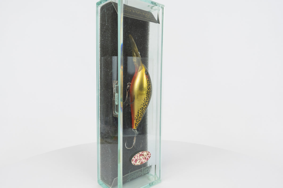 Tsunekichi Co Hama Crank 55MR - Kinkaku - Kyoto Exclusive, discontinued fishing lure new in original packaging, side view.