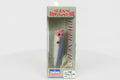 Daiwa Bass Hunter Pencil R 70F - Ghost Ayu, discontinued Japanese classic fishing lure, new in original packaging, front view.  