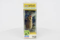 Daiwa Bass Pop'n Frog - Tsuchigaeru, discontinued Japanese fishing lure, new in original packaging, front view. 