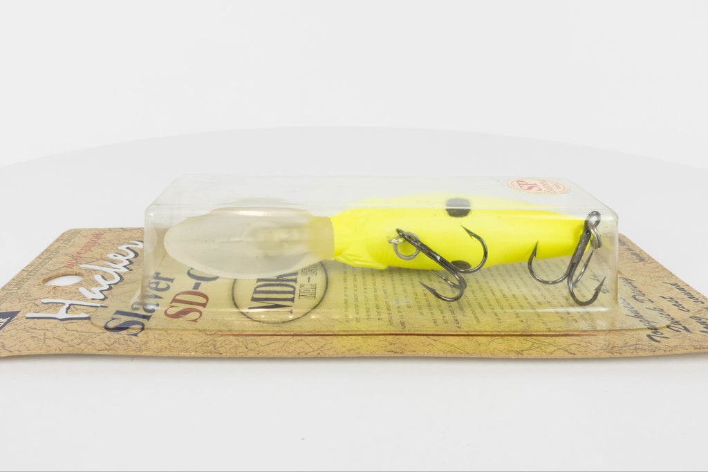Duo / Hacker Slaver SD-Crank MDR63 - NT Chart, discontinued Japanese-made fishing lure in original packaging, belly view. 