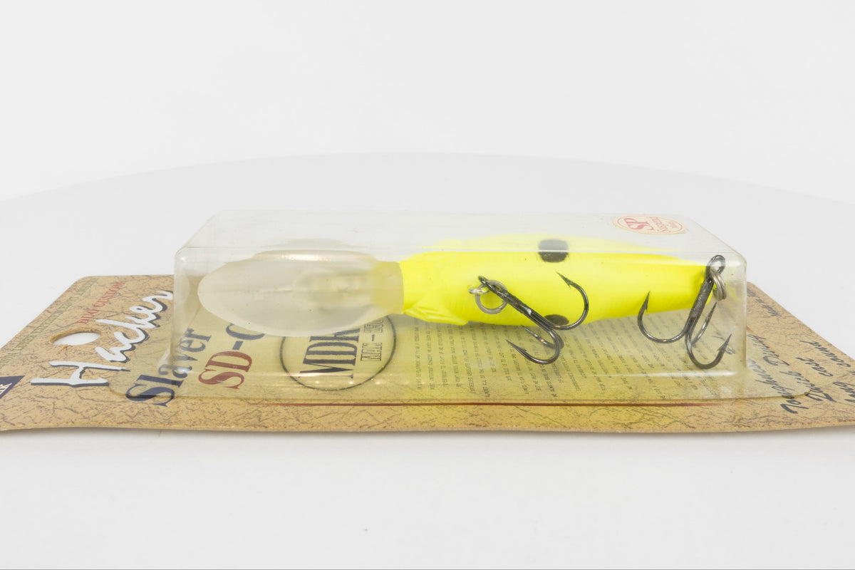Duo / Hacker Slaver SD-Crank MDR63 - NT Chart, discontinued Japanese-made fishing lure in original packaging, belly view. 