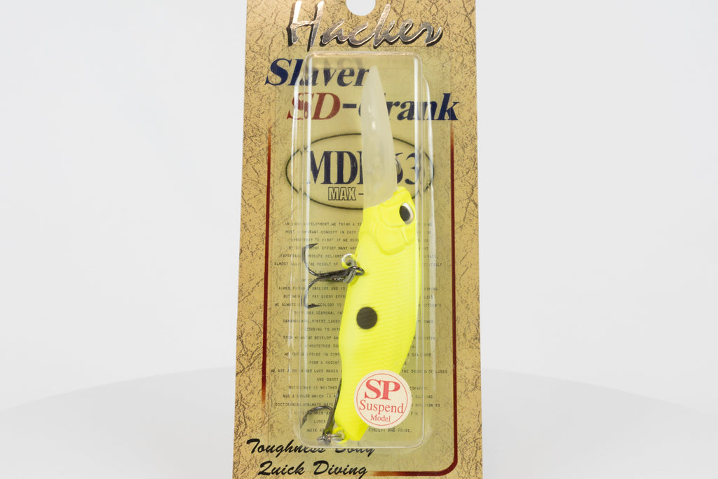 Duo / Hacker Slaver SD-Crank MDR63 - NT Chart, discontinued Japanese-made fishing lure in original packaging, close up view. 