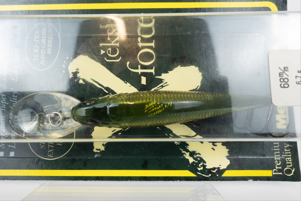 Megabass Live-X Margay - 2000 model - GG Oikawa Male, new in packaging, stamp close up.