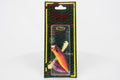 Megabass Baby Pop-X - 2012 - Aka Tora, 2012 stamped model in original packaging, front view. 
